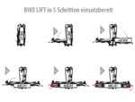 Eufab Bike Lift - absenkbarer Fahrradträger – Bild 3